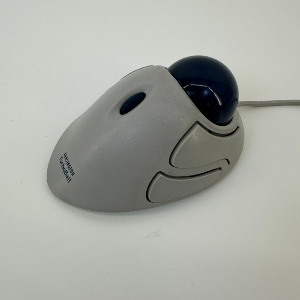 Kensington TurboBall Model 64227 Wired Trackball Mouse USB Gray - Picture 2 of 5